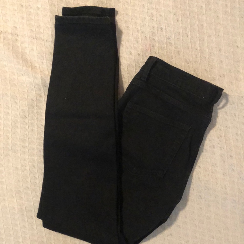 Everlane High waist skinny black jeans